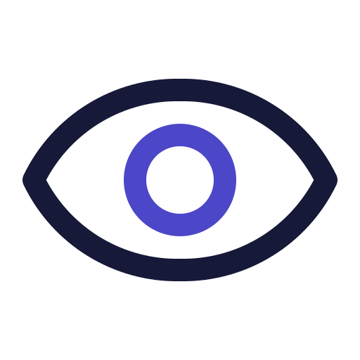 ojo Generic outline icono