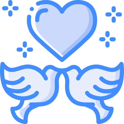 pájaros del amor Basic Miscellany Blue icono