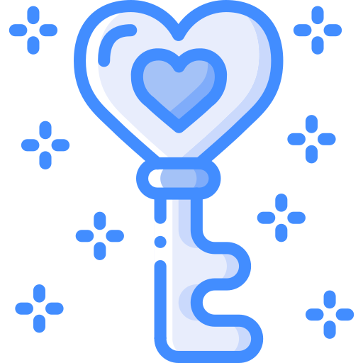schlüssel Basic Miscellany Blue icon