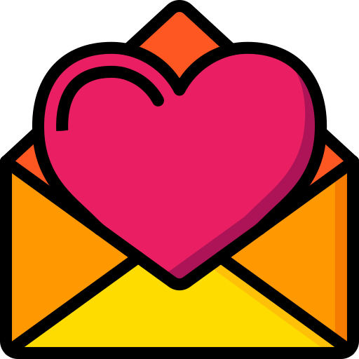Love letter Basic Miscellany Lineal Color icon