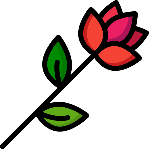 薔薇 Basic Miscellany Lineal Color icon