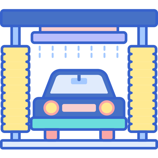 autowäsche Flaticons Lineal Color icon
