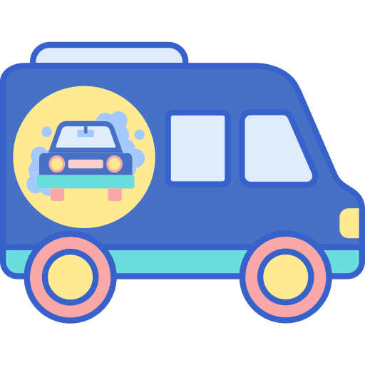 bestelwagen Flaticons Lineal Color icoon