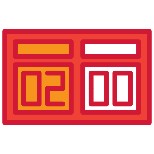 Scoreboard Berkahicon Lineal Color icon