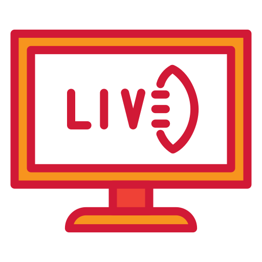 Live tv Berkahicon Lineal Color icon