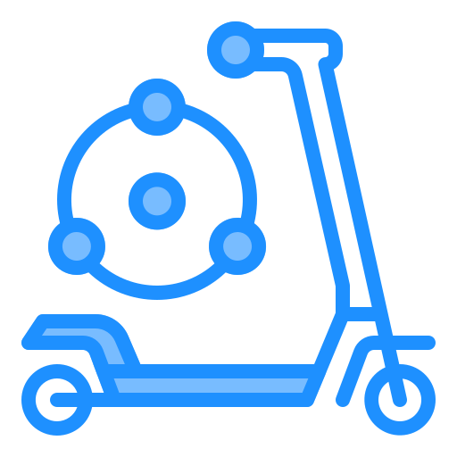 Scooter Berkahicon Lineal Color icon
