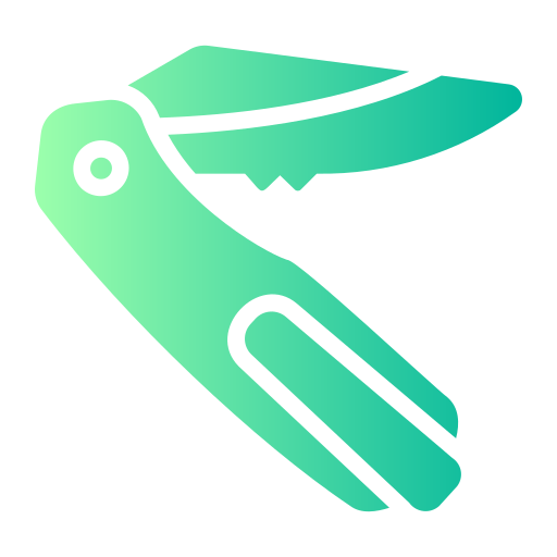 Pocket knife Generic gradient fill icon