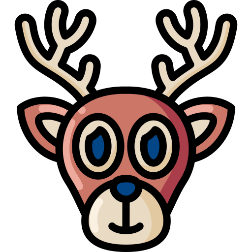 Reindeer Generic color lineal-color icon