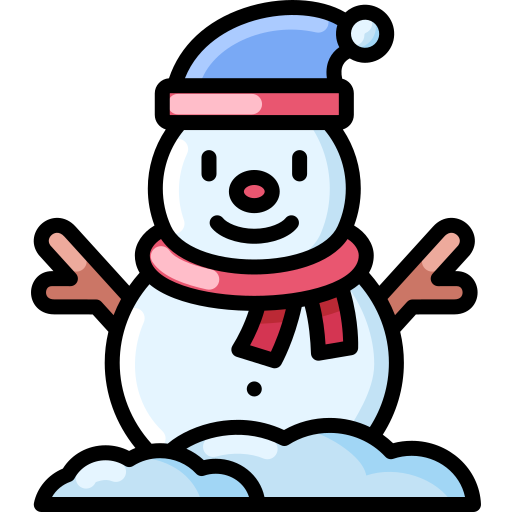 Снеговик Generic color lineal-color иконка