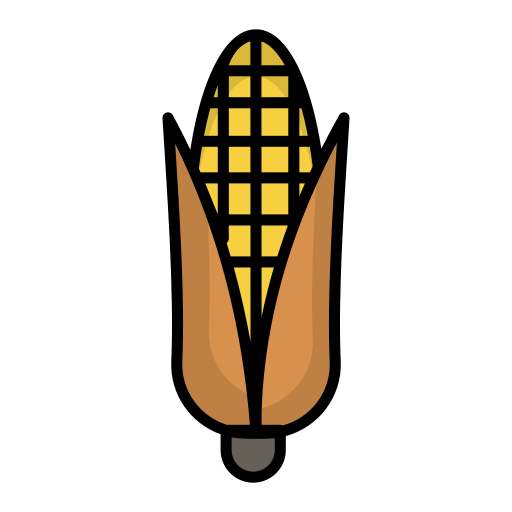 kolba kukurydzy Generic color lineal-color ikona