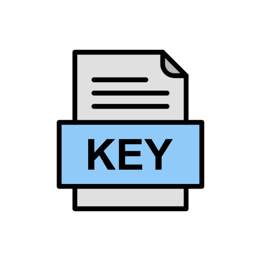 Key Generic color lineal-color icon