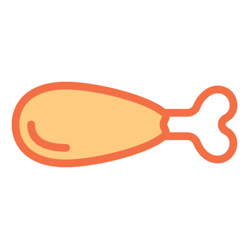 Chicken Berkahicon Lineal Color icon