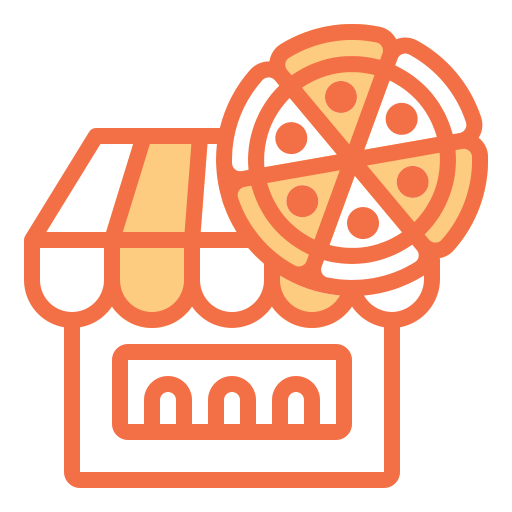 Pizzeria Berkahicon Lineal Color icon