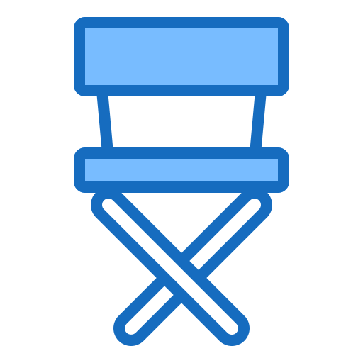 Directors chair Berkahicon Lineal Color icon