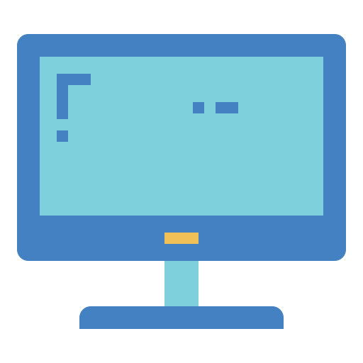 Computer Smalllikeart Flat icon