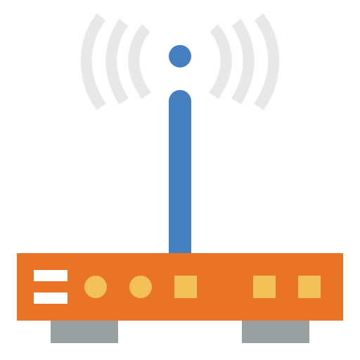 Router Smalllikeart Flat icon