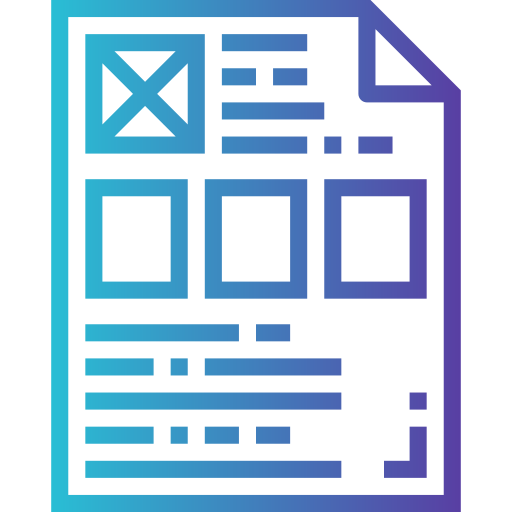 informatie Smalllikeart Gradient icoon