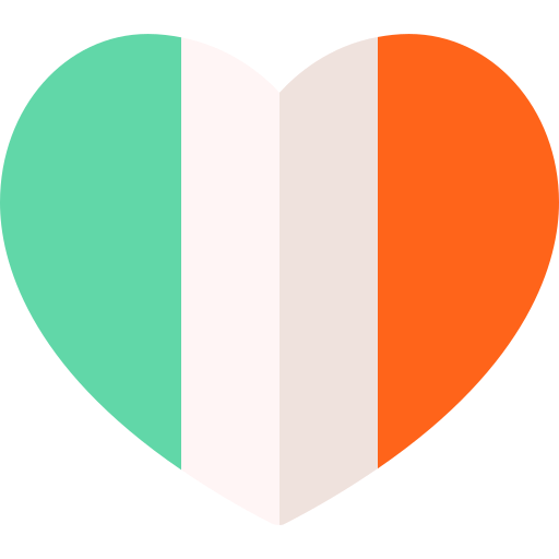 Ирландия Basic Rounded Flat иконка