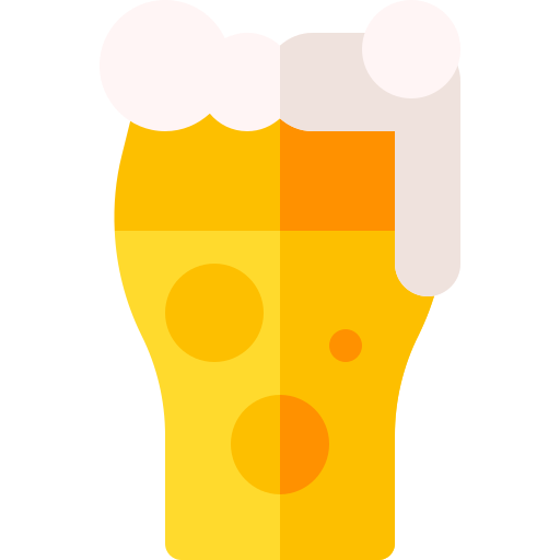 schwarzes bier Basic Rounded Flat icon