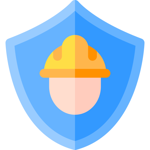 assurance travail Basic Rounded Flat Icône