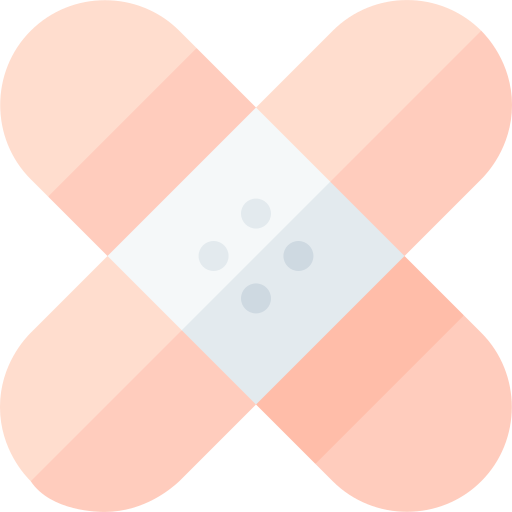 pleister Basic Rounded Flat icoon
