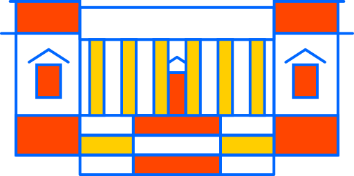 국립 궁전 Generic color lineal-color icon