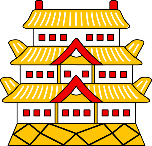 palais impérial de tokyo Generic color lineal-color Icône