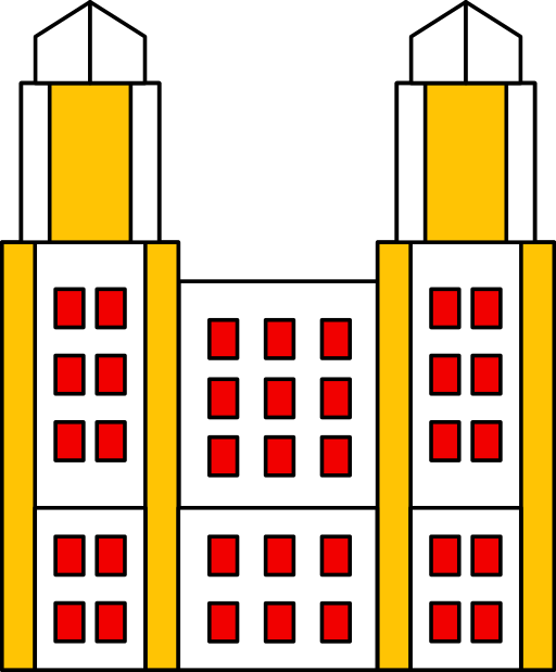metropolitaanse regering van tokio Generic color lineal-color icoon