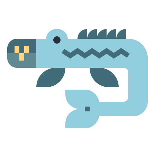 Mosasaurus Smalllikeart Flat icon