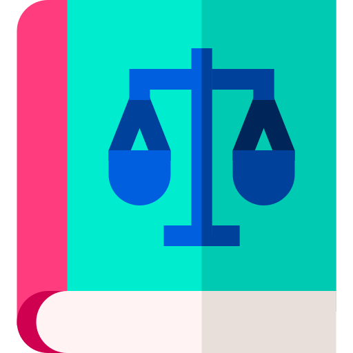 Law book Basic Straight Flat icon