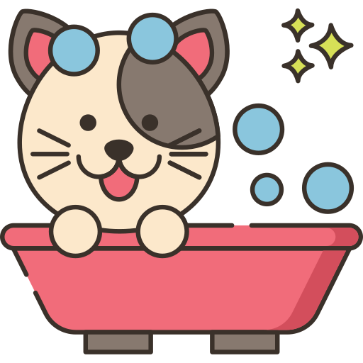 Cat Flaticons Lineal Color icon