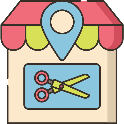 Beauty salon Flaticons Lineal Color icon