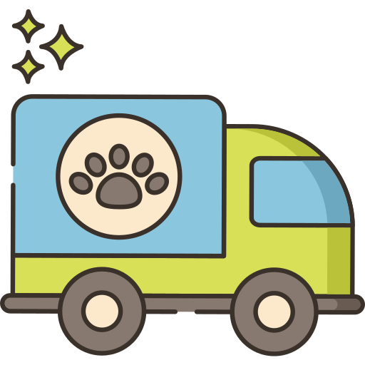 bestelwagen Flaticons Lineal Color icoon