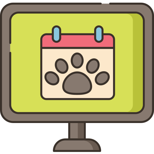 veterinair Flaticons Lineal Color icoon