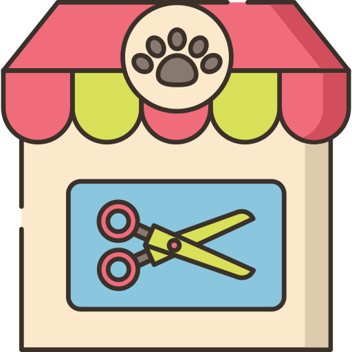 Tienda de animales Flaticons Lineal Color icono