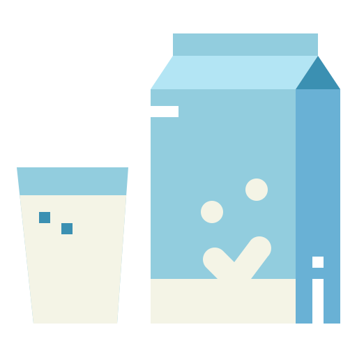 mleko Smalllikeart Flat ikona