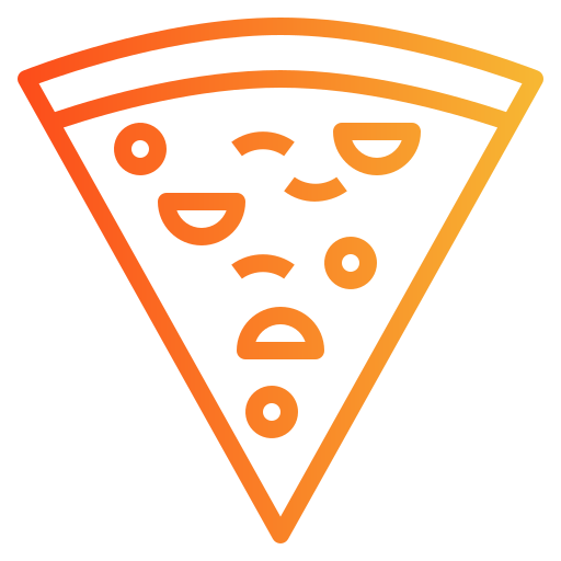 pizza Smalllikeart Gradient icona