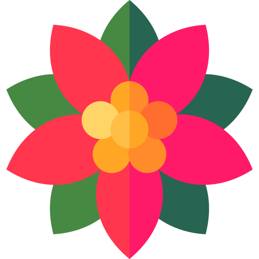 Poinsettia Basic Straight Flat icono