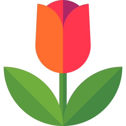 Tulip Basic Straight Flat icon