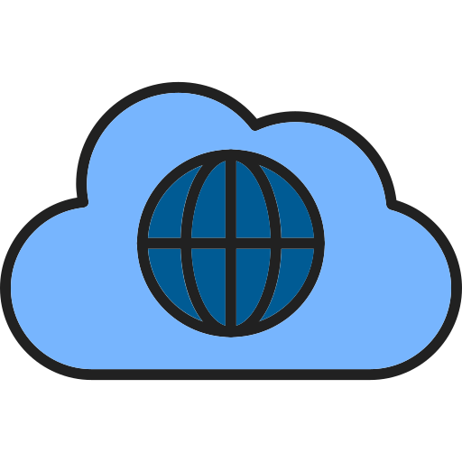 nube Generic color lineal-color icono