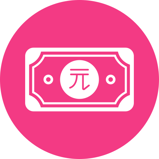 nowy dolar tajwański Generic color fill ikona