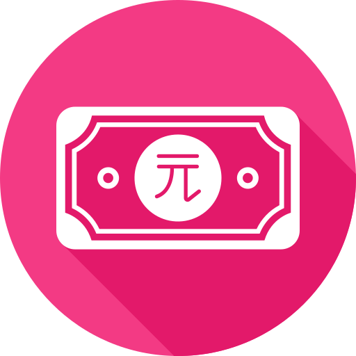New taiwan dollar Generic color fill icon