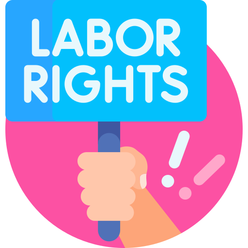 Labor rights Detailed Flat Circular Flat icon