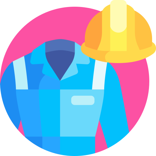 Coverall Detailed Flat Circular Flat icon