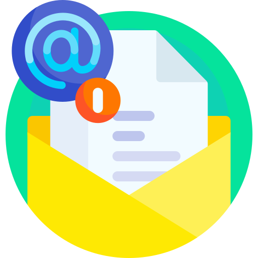 correo electrónico Detailed Flat Circular Flat icono