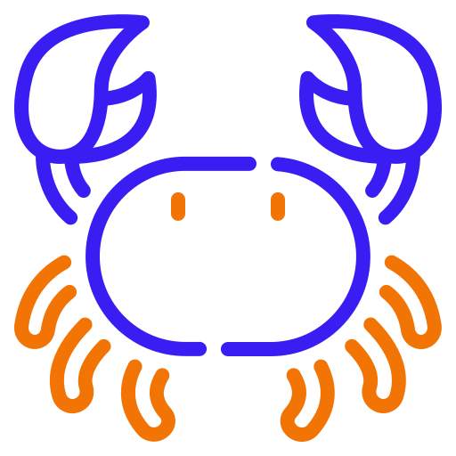 krabbe Generic color outline icon