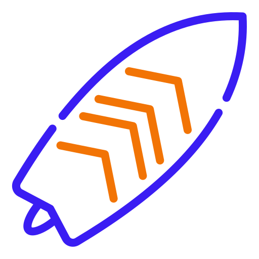サーフボード Generic color outline icon