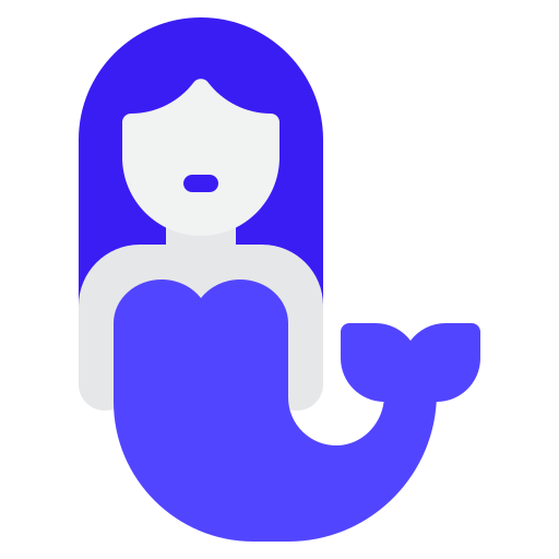 Mermaid Generic color fill icon