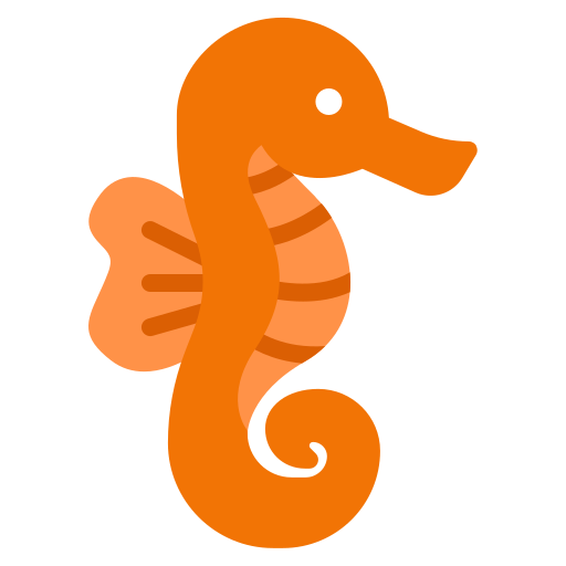 Seahorse Generic color fill icon