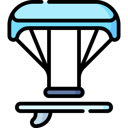 카이트 서핑 Special Lineal color icon